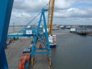 Engineering Projects showing a dock crane over the Humber