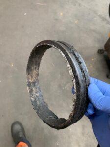 Parts in need of restoration and repair by Hickman Engineering