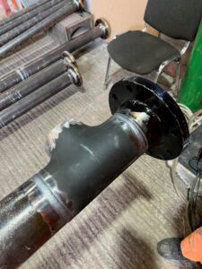 High pressure welding for pipework